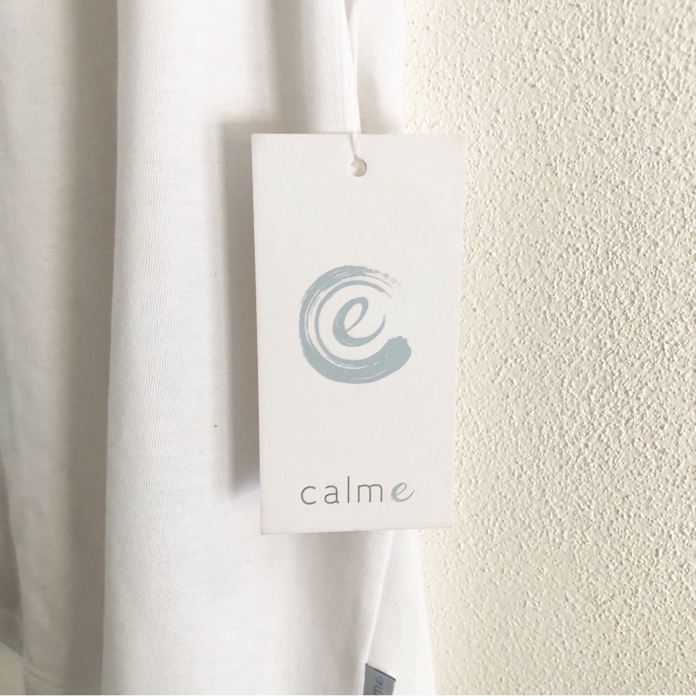 Johnny Was Calme Racerback Tank Top White XS - Picture 4 of 8